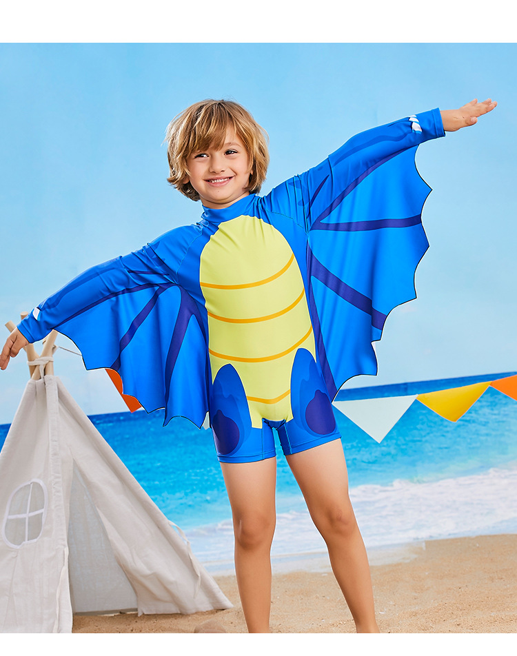 Bat Sleeve Cartoon Swimsuit
